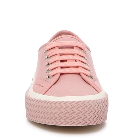 New Salvadore Ferragamo Pink SNEAKERS Lace-up Storm Shoes 7.5 NIB dust bag - Picture 11 of 16